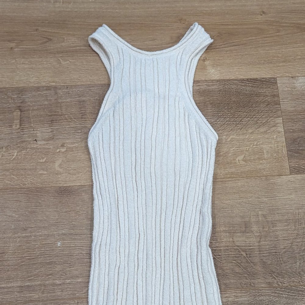 Anthropologie ribbed fitted top size S